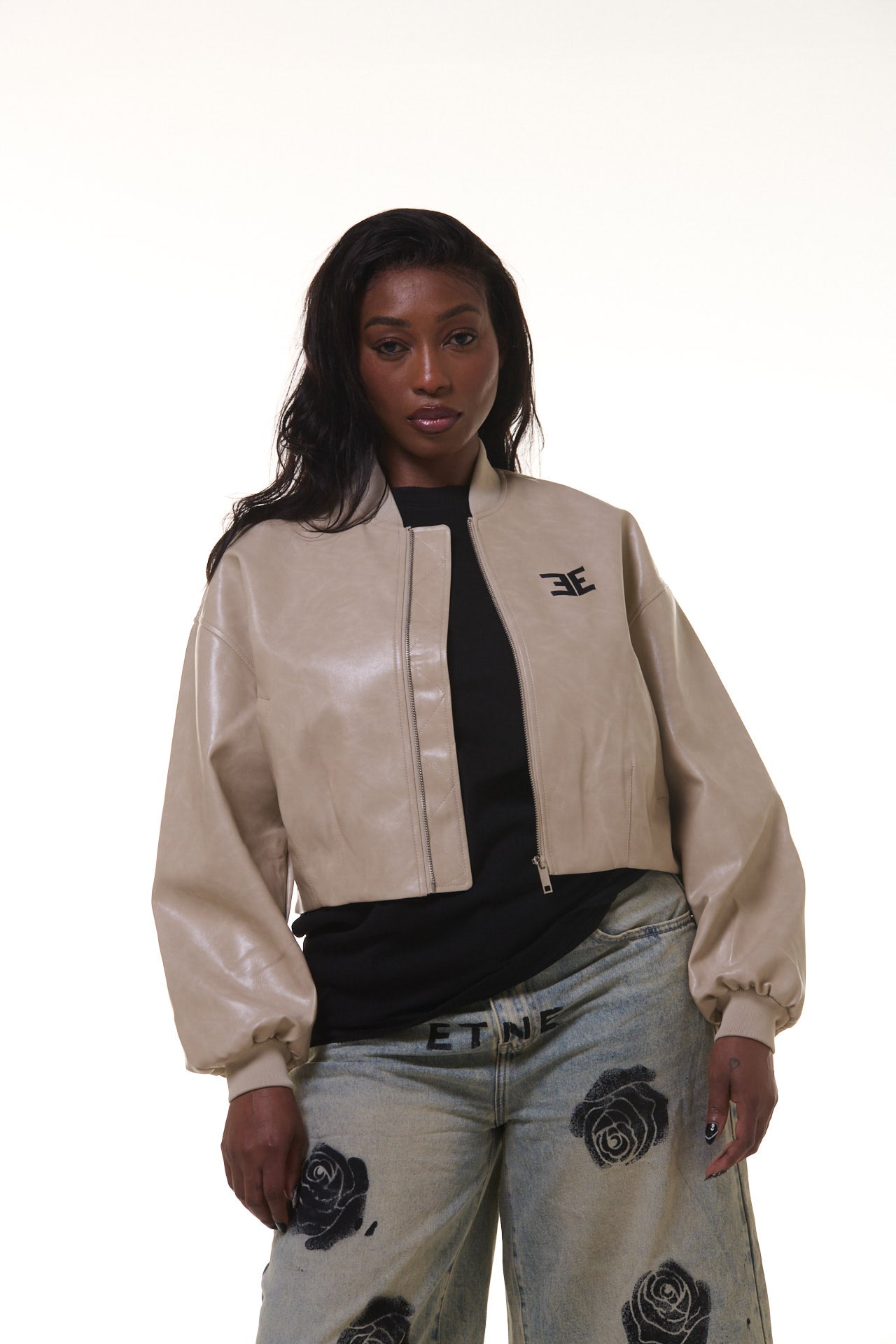 veste bombers en cuir