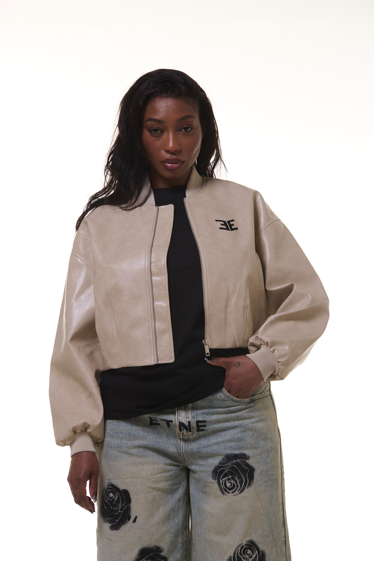 veste bombers en cuir