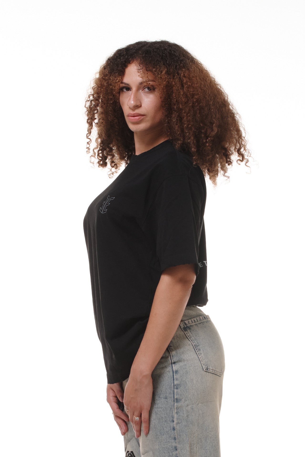 T-shirt oversize avec logo EE