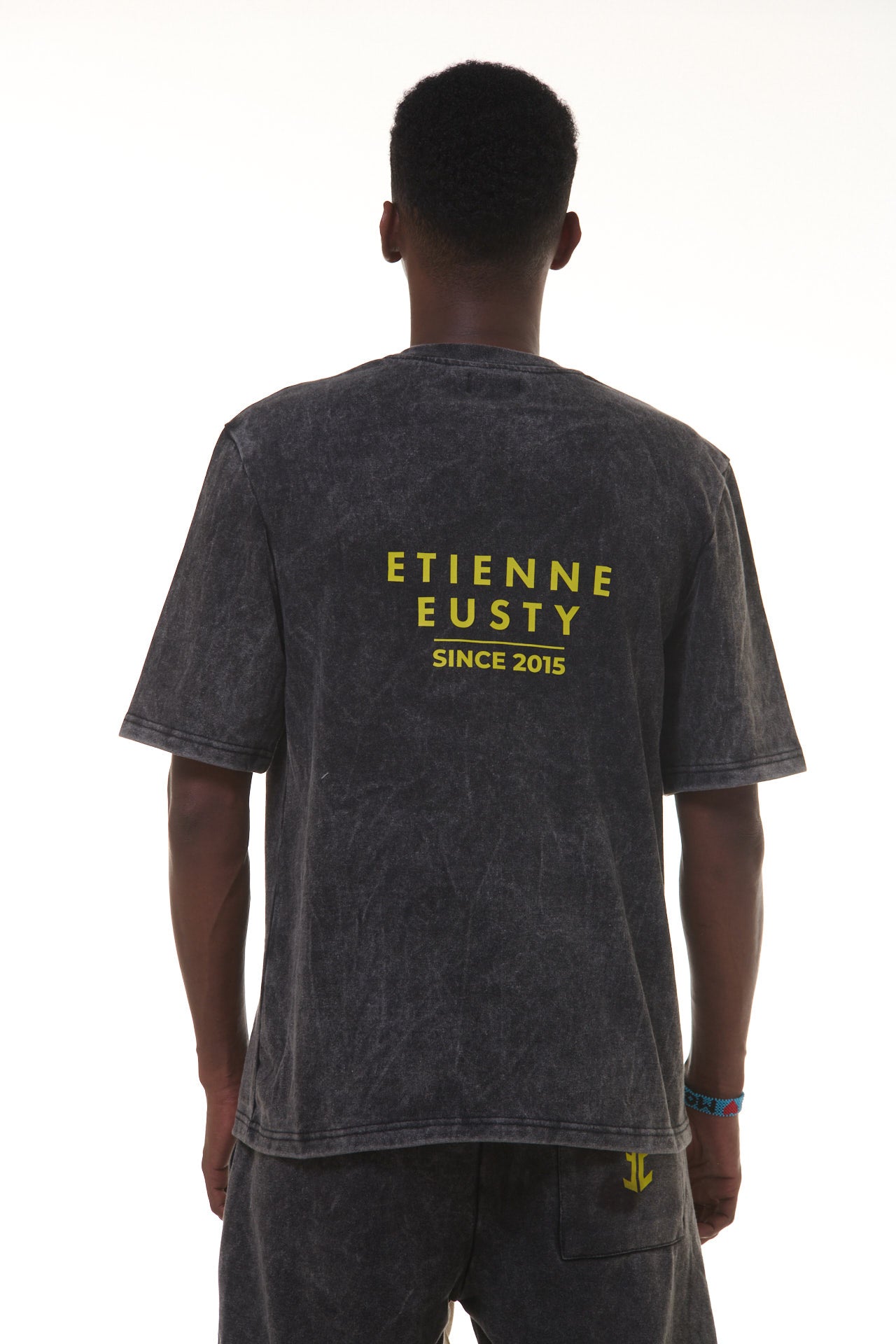 T-shirt oversize gris chiné