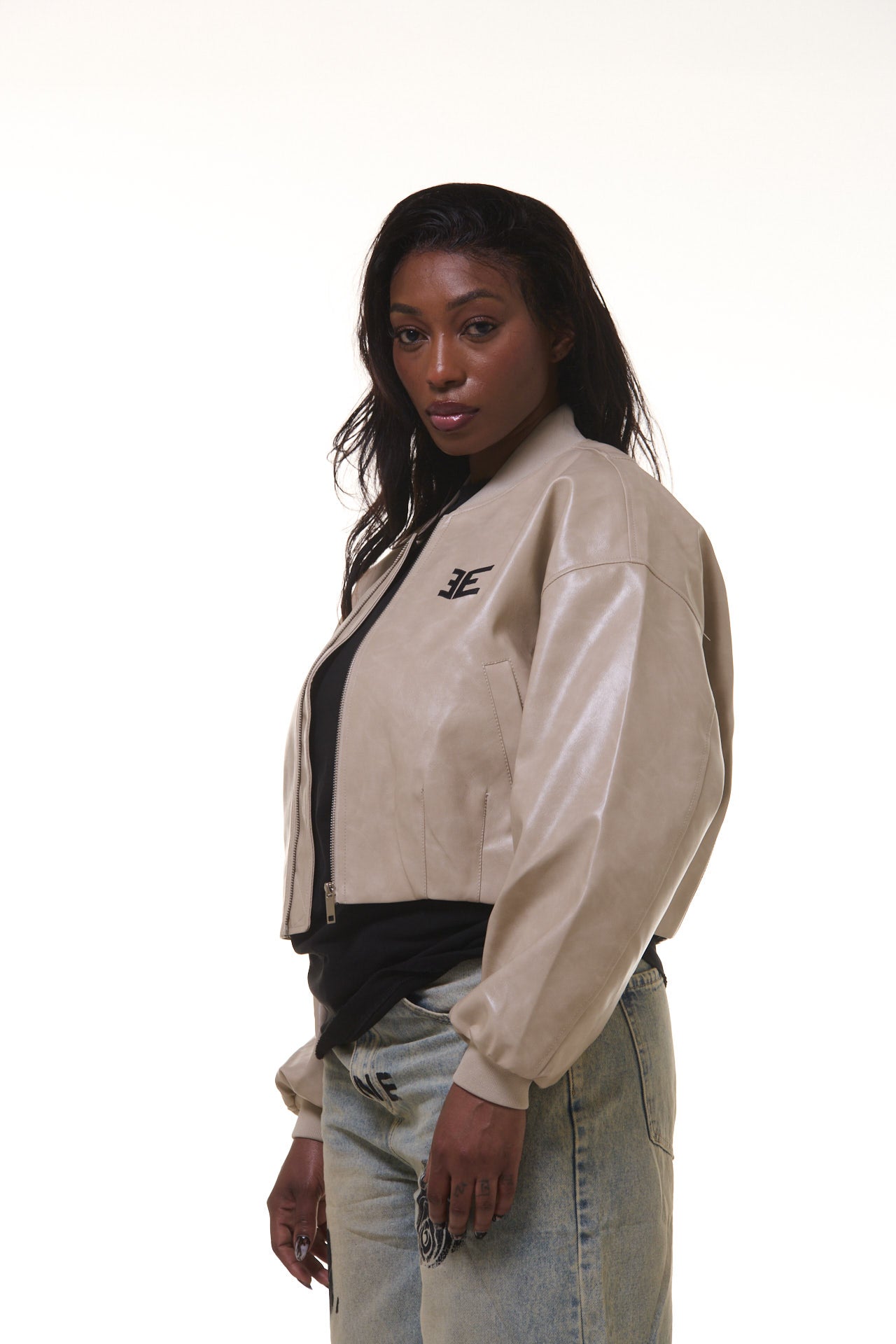 veste bombers en cuir