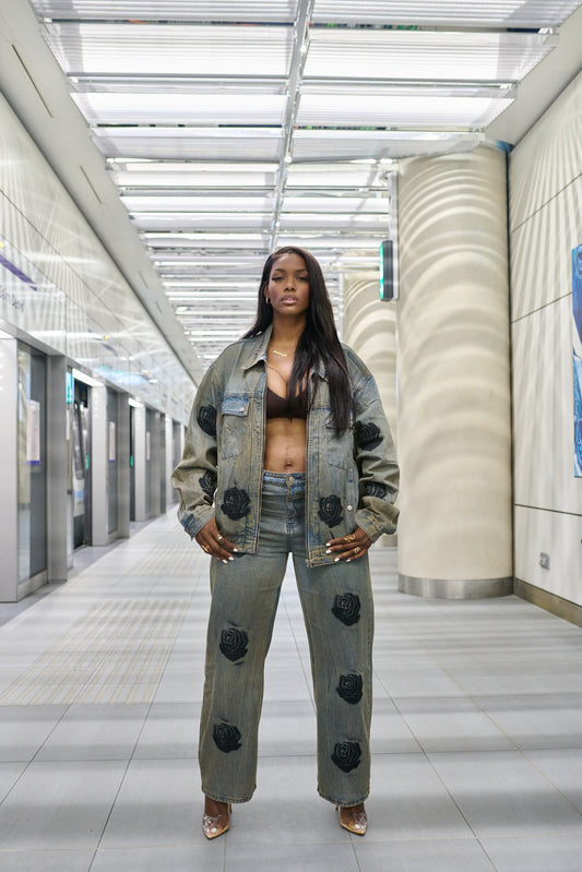 Blouson Zippé denim